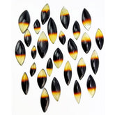Gradient Amber Marquise Shape Cabochons